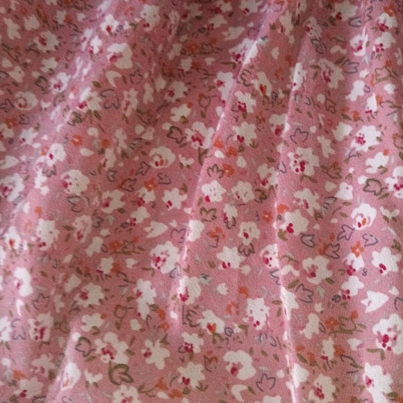 Short Sleeved Pink Short Dress - Picture 8 of 9